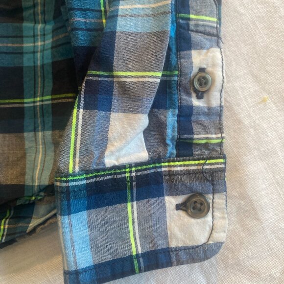 Boys Size Small 5/6 Long Sleeve Children PLACE Casual Shirt Button Up Front - Picture 5 of 6